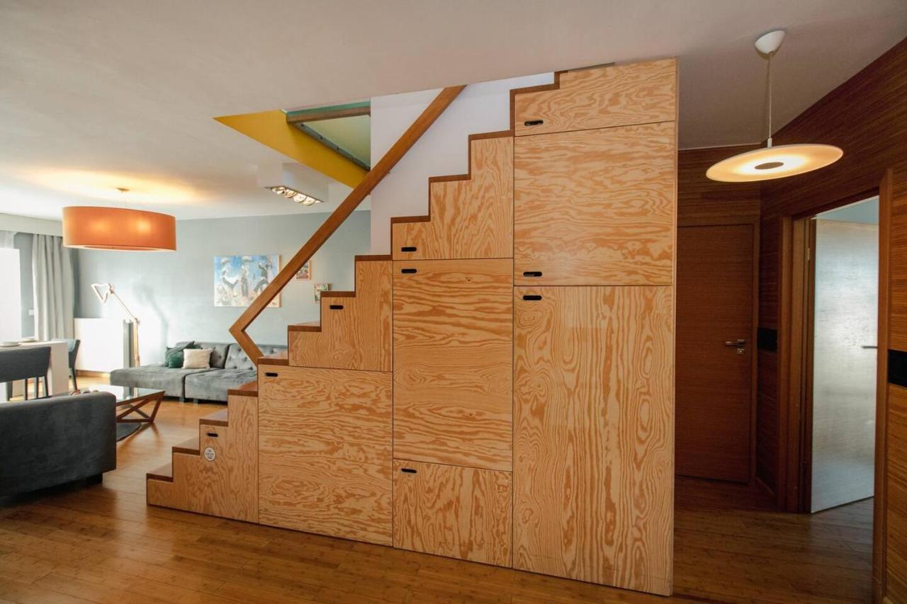 Dwupoziomowy, Rodzinny Apartament. Ochrona, Garaz. وارسو المظهر الخارجي الصورة