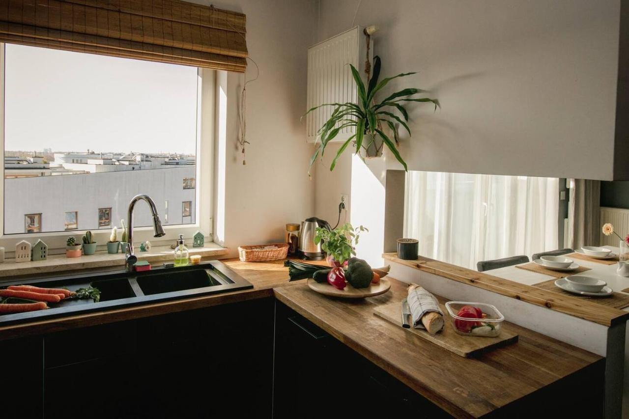 Dwupoziomowy, Rodzinny Apartament. Ochrona, Garaz. وارسو المظهر الخارجي الصورة