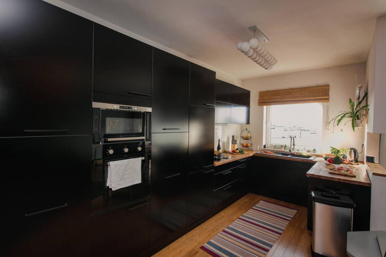 Dwupoziomowy, Rodzinny Apartament. Ochrona, Garaz. وارسو المظهر الخارجي الصورة